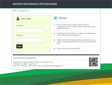Tablet Screenshot of petroganik.net